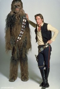 han solo & chewbacca 